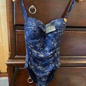 Nautica Women's Navy One Piece Swimsuit